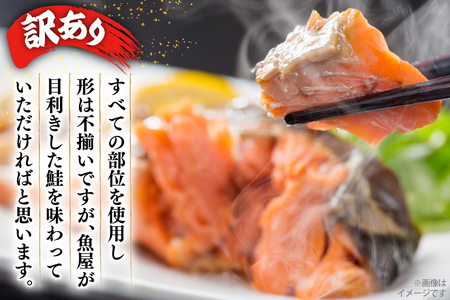 鮭 切り身 訳あり 冷凍 約1kg 真空パック 1切れ約150?200g [カネイ池内商店 北海道 砂川市 12260720] レビューキャンペーン