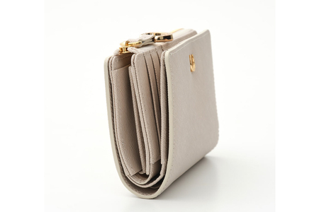 SOMES LF折財布 （アイボリー）PT-73 [ソメスサドル 北海道 砂川市 12260816-a] レビューキャンペーン