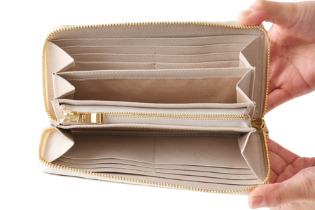 SOMES PT-71 ラウンド長財布 (アイボリー) [ソメスサドル 北海道 砂川市 12260856] レビューキャンペーン