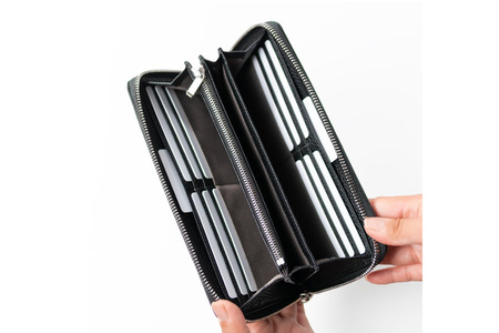 SOMES GL-01 ラウンド束入れ ブラック [ソメスサドル 北海道 砂川市 12260876] レビューキャンペーン