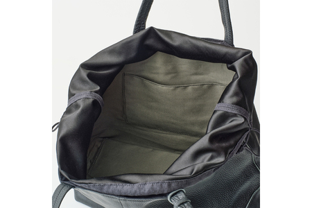 SOMES AT-77 トートバッグ L ブラック [ソメスサドル 北海道 砂川市 12260906]