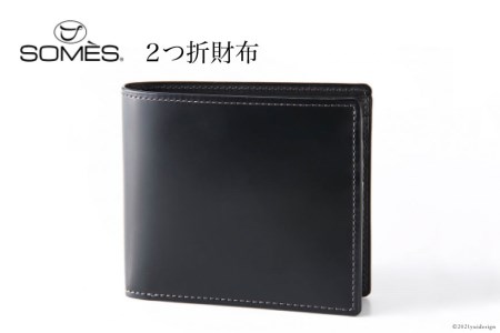 [HV-02] SOMES　HV-02 2つ折財布（ブラック）