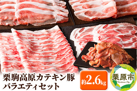 栗駒高原カテキン豚バラエティセット約2.6kg