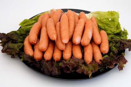 あらびきスモークポークソーセージ 500g×5P(約30本×5パック)計2500g