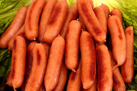 あらびきスモークポークソーセージ 500g×5P(約30本×5パック)計2500g