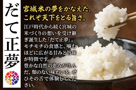 【ブランド米・食べ比べ】宮城県産 つや姫・コシヒカリ・だて正夢 令和7年産 白米 2kg×3品種
