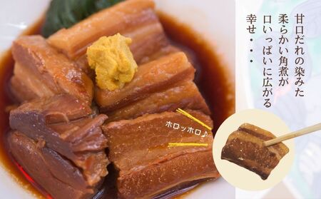 豚角煮 5袋セット(170g×5袋) 常温保存 角煮 レトルト パウチ 小分け 豚バラ 肉 おかず 惣菜 おつまみ オイタミート 宮城県 東松島市 オンラインワンストップ 申請 自治体マイページ