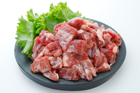 (07704)牛タンサガリ サイコロステーキ 1kg