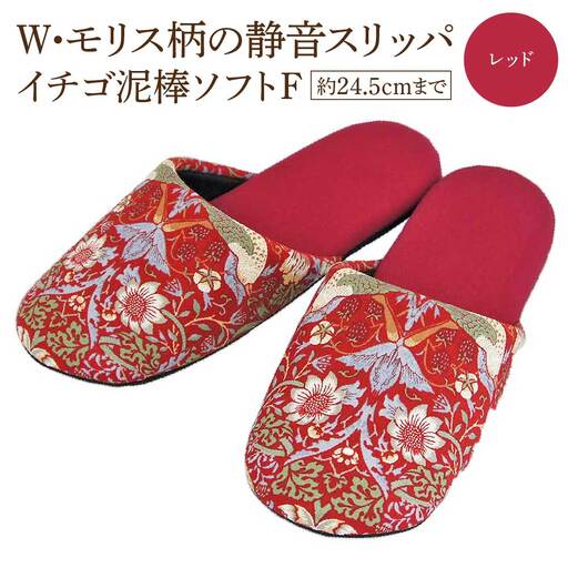 いちご泥棒ソフトF（約24.5cmまで） レッド　【04301-0590-5】