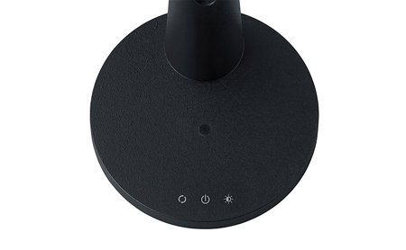 デザインデスクライト LDL-QF02DL-B ブラック デスクライト LEDデスクライト Qi充電シリーズ 平置きタイプ 調光・調色 黒 アイリスオーヤマ 昼光色 白色 電球色 