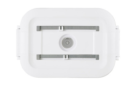 耐熱ガラス容器 650ml TGS-650 ホワイト アイリスオーヤマ 真空保存 耐熱ガラス 耐熱 ガラス容器 ガラス 保存容器 真空 密閉 保存 作り置き レンジ対応 オーブン対応 食洗機対応 雑貨 日用品 