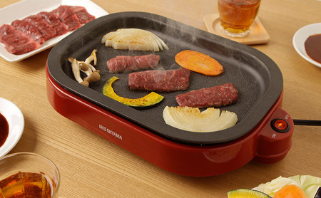 ホットプレート たこ焼き器 タコ焼き器 アイリスオーヤマ たこ焼き2WAYプレート ITY-20WA-R レッド たこ焼きプレート 平面プレート フッ素加工 家庭用 卓上 たこ焼き 20穴 丸形 丸型 調理家電 新生活