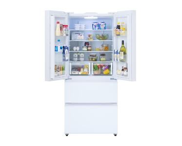 冷蔵庫 冷凍冷蔵庫 418LIRGN-42A-Wホワイト大型 フレンチドア アイリスオーヤマスリム ファン式 冷蔵 冷凍庫 150L 大容量 スタイリッシュ 自動霜取りタッチパネル 新生活 一人暮らし