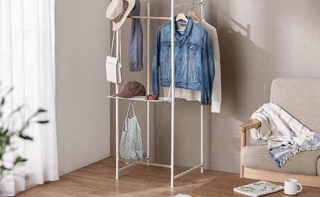 物干し 室内 折りたたみ 洗濯物干し 物干しスタンド OTM-150R ホワイト アイリスオーヤマ おしゃれ コンパクト スリム 部屋干し 洗濯 一人暮らし 一人用 折りたたみ物干し3連 