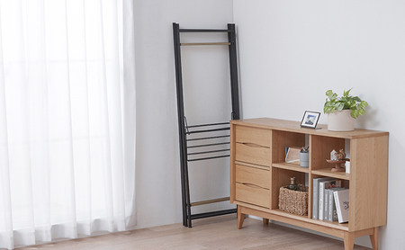 物干し 室内 折りたたみ 洗濯物干し 物干しスタンド OTM-250R ブラック アイリスオーヤマ 大容量 おしゃれ コンパクト スリム 部屋干し 洗濯 折りたたみ物干し5連 