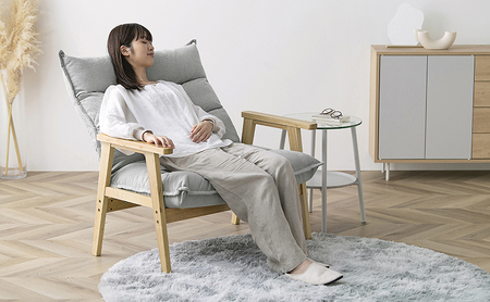 (新品) ソファー　一人掛け　ハイバック　薄いグレー　グレー　リクライニング 楽天市場】ソファ 一人掛け 回転 ハイバック かわいい 高座椅子