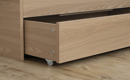 ベッド 収納 新生活 収納ベッド STBS-D ダブル アイリスオーヤマ ナチュラル ベッドフレーム 木目調 引き出し コンセント付き ヘッドボード 宮付き 宮棚 