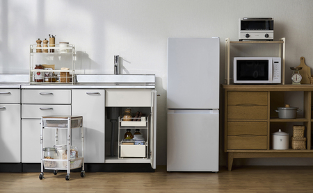 シンク下 収納 引き出し スライド ラック SSR-270 ホワイト アイリスオーヤマ 調味料 調味料ラック シンク下収納バスケット 隙間収納 キッチン 台所 収納棚 2段 おしゃれ 省スペース 新生活 