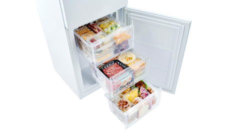 冷蔵庫 冷凍冷蔵庫 230L IRSN-23B-W ホワイト アイリスオーヤマ 一人暮らし スリム 2ドア 新生活 単身 静音 右開き ファン式 自動霜取り 霜取り不要 省スペース 幅スリム 大容量冷凍室 小型