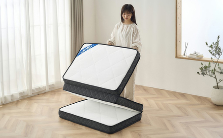 マットレス シングル 三つ折り 三つ折りポケットコイルマットレス 11ｃｍ PMTS11S-3S ホワイト アイリスオーヤマ 折りたたみ ポケットコイル コンパクト 軽量 お手入れ 簡単 折り畳み 11センチ 敷布団 一人暮らし