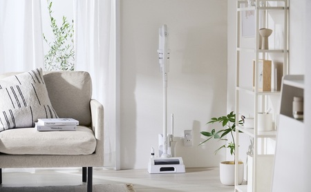 掃除機 充電式サイクロンスティッククリーナー SCD-185PM-WH ナチュラルホワイト コードレス サイクロン アイリスオーヤマ スタンド 充電スタンド モップ ハンディクリーナー スティッククリーナー 2way サイクロンクリーナー 一人暮らし 新生活