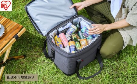 クーラーボックス HUGEL エアロゲルソフトクーラーボックス AGSC-40C チャコールグレー 40L エアロゲル アイリスオーヤマ  保冷バッグ 小型 大型 保冷力 部活 ソフトクーラーボックス アウトドア クーラーバッグ スポーツ キャンプ 10,080円