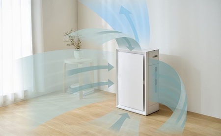 加湿器 空気清浄機 加湿空気清浄機 23畳 AAP-AH50A-W ホワイト アイリスオーヤマ  気化式 加湿 花粉 加湿機 空気清浄器 加湿 うるおい 湿度 空気 きれい キレイ 空気清浄 乾燥 コンパクト