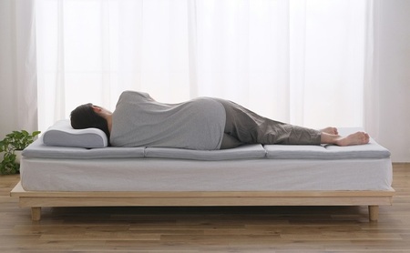 マットレス エアリーマットレス センターフィットタイプ MARS-C6S シングル 折りたたみ アイリスオーヤマ Airy 腰サポート コンパクト 寝具 ベッド 布団 洗える 通気性 折り畳み 6つ折り 車中泊