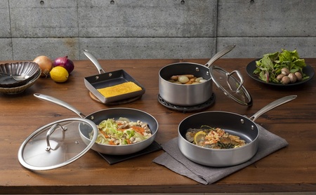 フライパンセット ダイヤモンドグレイス 6点セット DG-SE6 シルバー アイリスオーヤマ ダイヤモンドコートパン なべ 料理 ダイヤモンドコーティング 耐摩耗性 調理器具 ih ガス 卵焼き機 エッグパン 取っ手一体型