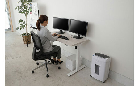 テーブル 電動昇降テーブル DST-1200 ホワイト 昇降テーブル 電動 高さ調節 テーブル 無段階調節 オフィスデスク パソコンデスク 電動  デスク 立つ 座る 仕事 アイリスオーヤマ