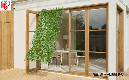 ＤＥＣＯ ＧＲＥＥＮ フェンス＆シェード GS-200LG ライトグリーン グリーンシェード  アイリスオーヤマ 1m×2m リーフラティス 日よけシェード ベランダ目隠し 窓 ベランダ 庭 グリーンカーテン グリーンフェンス サンシェード フェイクグリーン