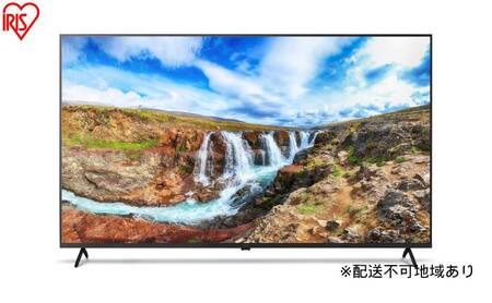 65V型 4Kスマート液晶テレビ LT-65UGX-F1 ブラック テレビ 液晶テレビ 65v 型 4K インターネット対応 スマートテレビ GoogleTV チューナー内蔵 動画配信サービス 音声検索 音声操作 Wチューナー tv 65 アイリスオーヤマ