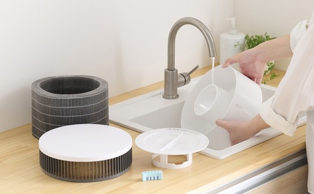 加湿空気清浄機 16畳 AAP-SH30B-W ホワイト アイリスオーヤマ ペット 16畳 コンパクト 省エネ 加湿器 気化式 加湿空気清浄機 スピード空気清浄 集じん 脱臭 3Dナノチャージ HEPAフィルター タバコ臭 ニオイ対策