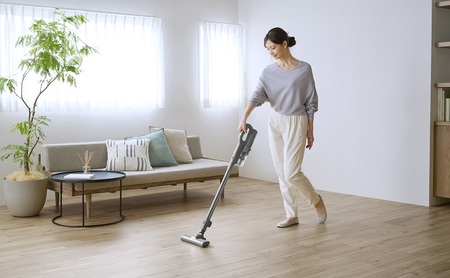 充電式サイクロンスティッククリーナー SCD-124P-H グレー 掃除機 コードレス MagiCaleena マジカリーナ アイリスオーヤマ クリーナー サイクロン 軽量 スタンド 軽い 充電スタンド 充電式 掃除 家電 ギフト おすすめ 人気 アイリス