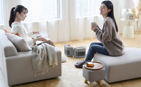 セラミックファンヒーター ACH-MN12A-H グレー セラミックヒーター コンパクト アイリスオーヤマ 温風 暖房器具 脱衣所 リビング キッチン 廊下 マルチWAY