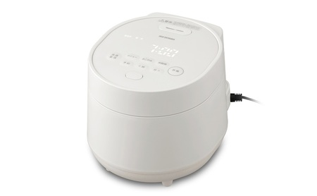 ジャー炊飯器 3合 RC-MGB30-W ホワイト 炊飯器 3合 一人暮らし用 3合炊き アイリスオーヤマ マイコン おしゃれ 銘柄炊き 50種 自動調理 30種 低温 ヘルシーメニュー 早炊き 低糖質 食物繊維 冷凍ごはん 炊飯ジャー
