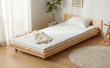 エアリーマットレス HGS90-S マットレス シングル 三つ折り 折りたたみ