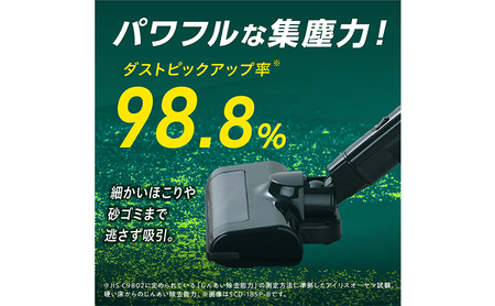 【最短翌日配送】掃除機 スティッククリーナー コードレス SCD-185P-B ブラック アイリスオーヤマ