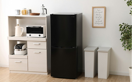 冷蔵庫 142L IRSD-14A-B 冷凍冷蔵庫 アイリスオーヤマ ノンフロン冷凍