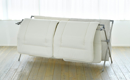 ふとん干し ダブルバー付き CSPX-230S グレー 洗濯用品 ランドリー ラック 物干し アイリスオーヤマ