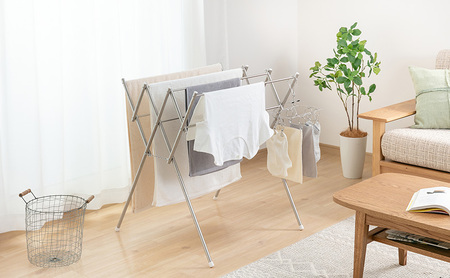 オールステンレスタオル干し SWX-700R 洗濯用品 ランドリー ラック 物干し アイリスオーヤマ 