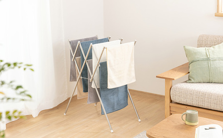 オールステンレスタオル干し SWX-700R 洗濯用品 ランドリー ラック 物干し アイリスオーヤマ 