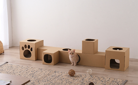 ねこねこトンネル BOX＋T字セット P-NTBT アイリスオーヤマ