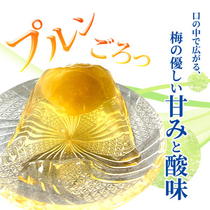 大河原の梅と清水のゼリー うめ果りり ４個入り お菓子 スイーツ 和スイーツ 梅の風味 梅ゼリー おやつ 食後 ひんやりスイーツ 涼 夏 さっぱり やさしい甘味 酸味 