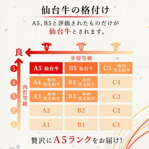 【A5仙台牛】サーロインステーキ 270g(270g×1枚)【配送不可地域：離島】【1206278】