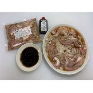 川崎ホルモン 計1kg(500g×2p) (濃厚ニンニク生タレ『辛口付き』)【配送不可地域:離島】【1472980】