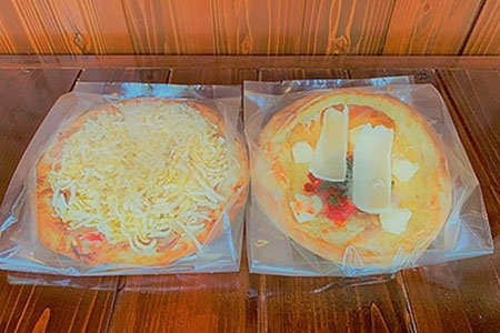 ルヴォワール冷凍ピザセット　蔵王のお釜冷凍ピザ　1枚　自家製ベーコン冷凍ピザ　1枚【配送不可地域：離島】【1080088】