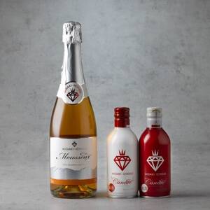 国産苺スパークリングワイン ミガキイチゴ・ムスー720mlミガキイチゴ・カネット(赤白各290ml)【配送不可地域:離島】【1047417】