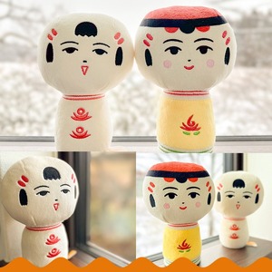 仙台弁こけし ぬいぐるみ (なるこっつぁん) jugo ご当地キャラクター 人形 玩具 【エントワデザイン株式会社】ta577-A