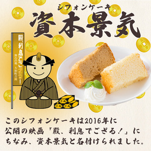 シフォンケーキの『資本景気』2種セット(バニラ味＆コーヒー味) ta305【シェフドリーム】